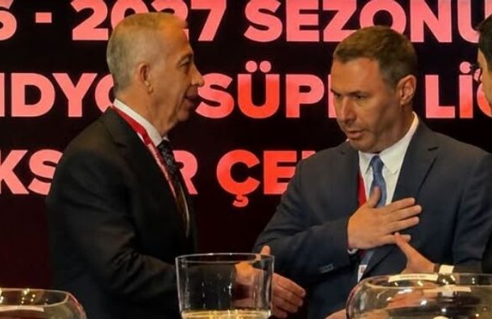 FB Başkan Vekili Barış Göktürk, GS İkinci Başkanı Metin Öztürk’ün elini sıkmadı!