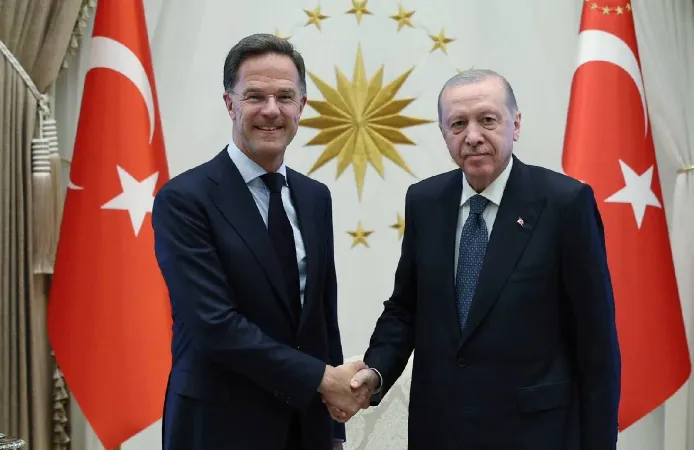 Cumhurbaşkanı Erdoğan, NATO Genel Sekreteri Rutte ile görüştü
