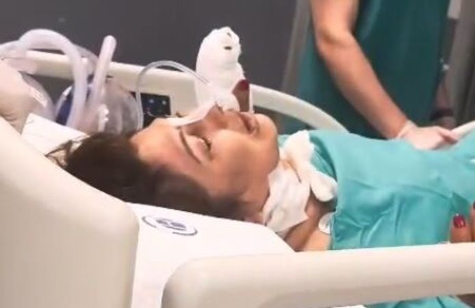 Tehdit edip, kefen gönderdiği eski eşini 8 yerinden bıçakladı!