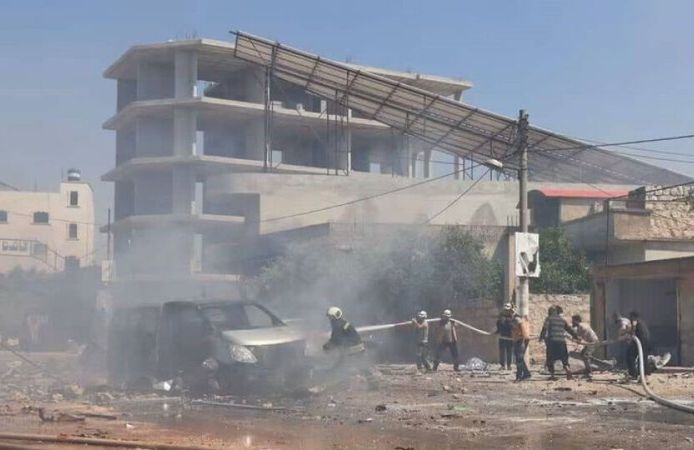 Suriye'de patlama: Çok sayıda yaralı var!