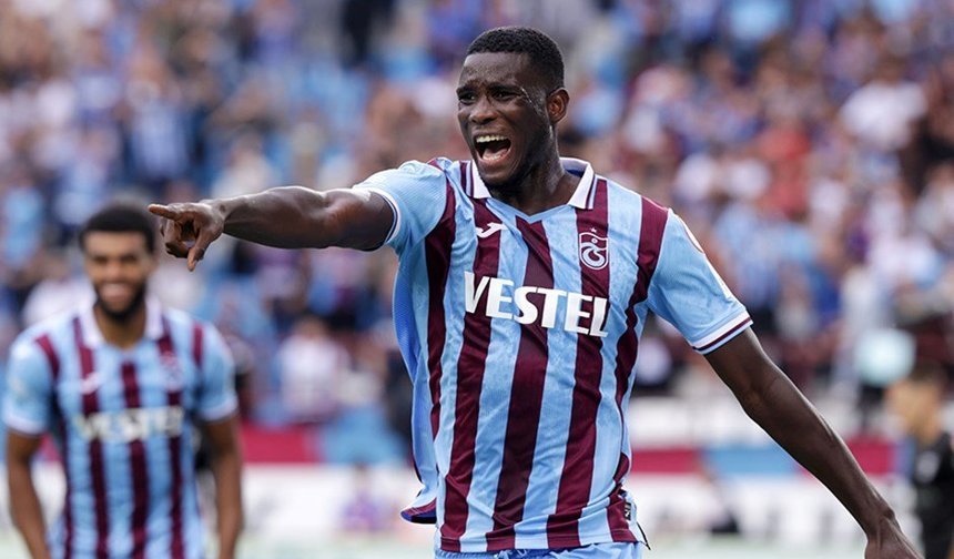 Trabzonspor'da Onuachu, Alanyaspor maçının kadrosundan çıkartıldı