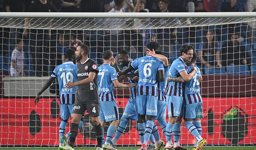 Trabzonspor, Türkiye Kupası finalinde Beşiktaş'ın rakibi oldu