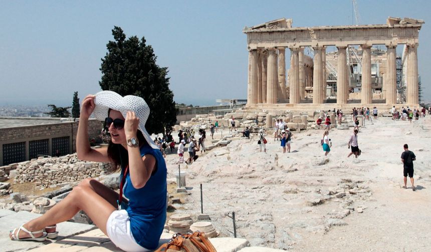 Yunanistan'da sıcaklık rekoru kırıldı