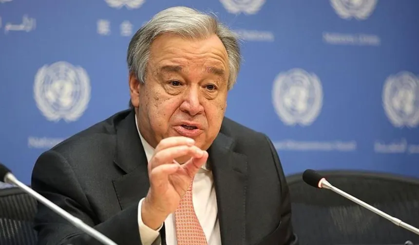 BM Genel Sekreteri Guterres, Gazze'de çatışmalara son verilmesini istedi