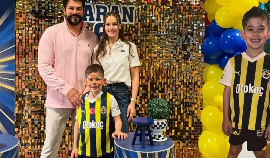 Fahriye Evcen ile Burak Özçivit'in oğlu Karan 6 yaşında