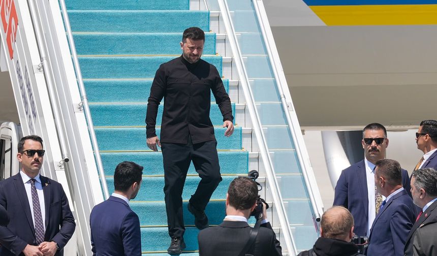 Ukrayna Devlet Başkanı Zelenskiy, Ankara’ya geldi