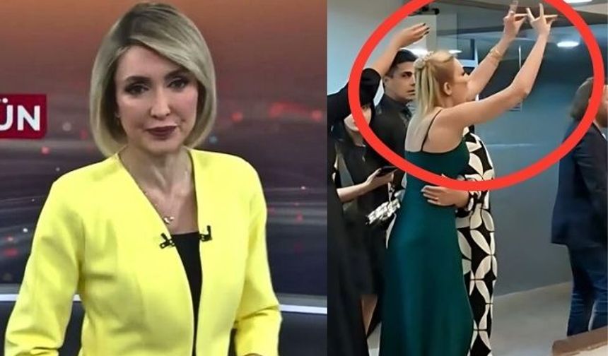 TRT spikerinden ödül töreninde yönetmene saldırı: Bozkurt işareti yaptı