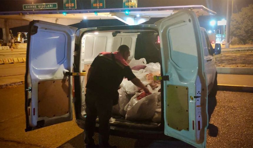 650 kilo kum midyesiyle yakalanan 3 kişiye 2 milyon lira ceza