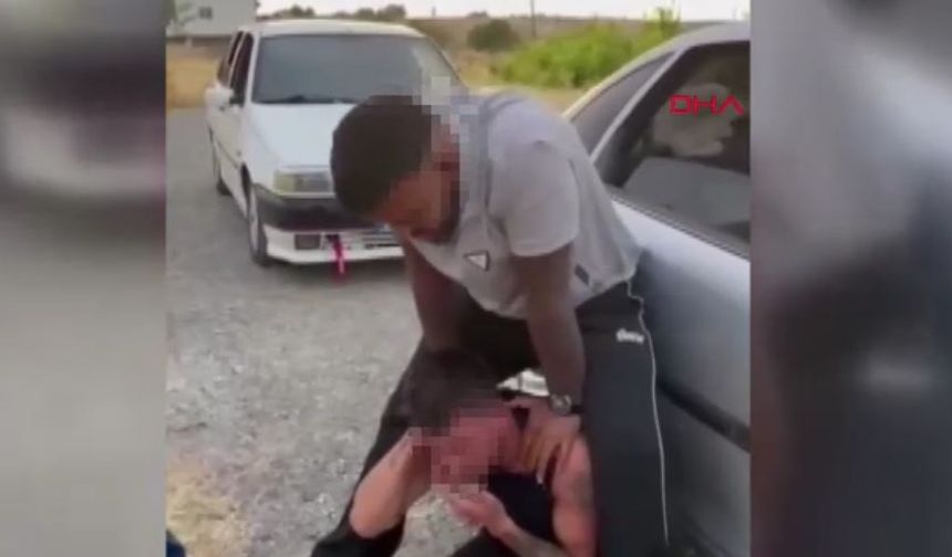 Boş araziye götürdükleri kişiyi darbedip görüntüsünü paylaştılar; 2 tutuklama