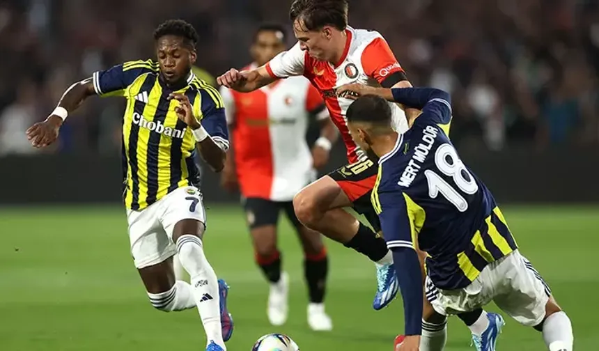 Fenerbahçe, Feyenoord'a 2-1 mağlup oldu