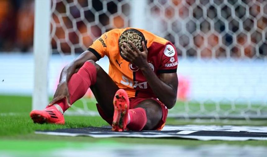 Galatasaray'da korkutan Osimhen gelişmesi