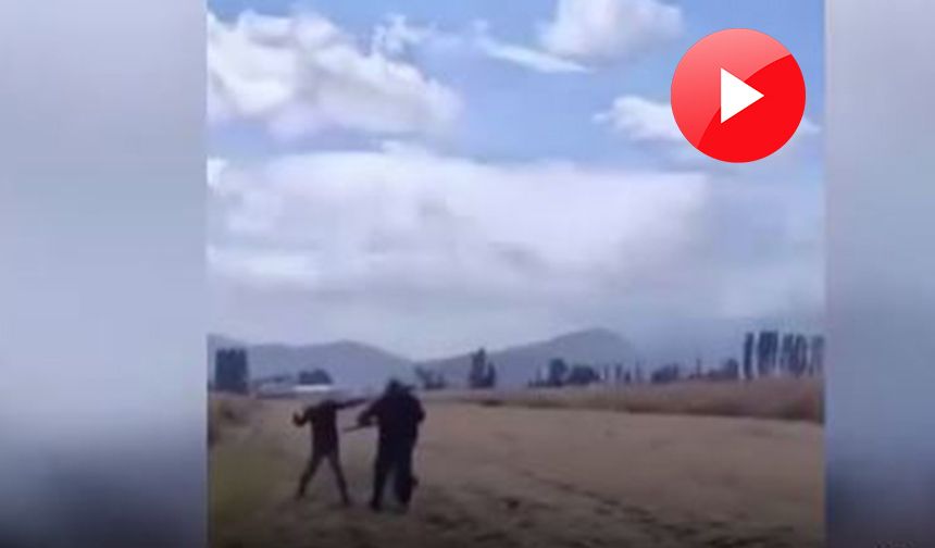 Kızının gözü önünde sopa ve dipçikle dövüldü; o anlar kamerada