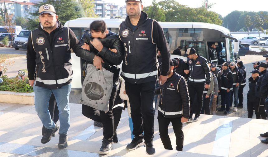 Sahte alkol raporu operasyonunda 13 şüpheli adliyeye sevk edildi