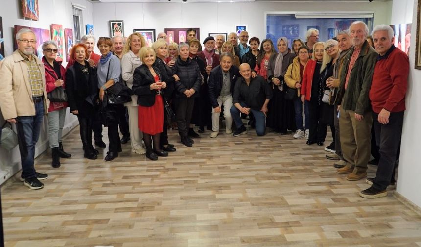 ‘İki İmgeli Akrilik Resimler’ sergisi sanatseverlerle buluştu