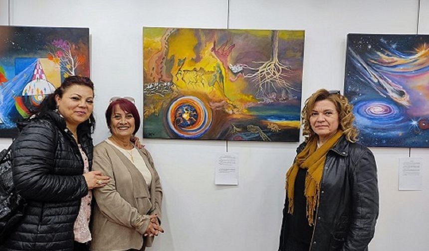 Aynur Yıldırım’ın ilk kişisel resim sergisi açıldı