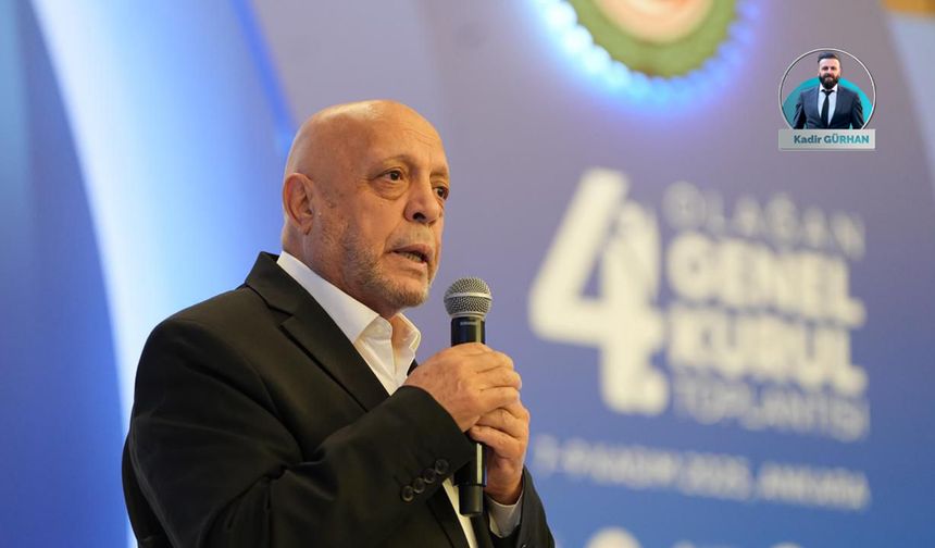 HAK-İŞ Genel Başkanı Arslan, Bakan Işıkhan gelmeden hemen önce salonu terk etti!