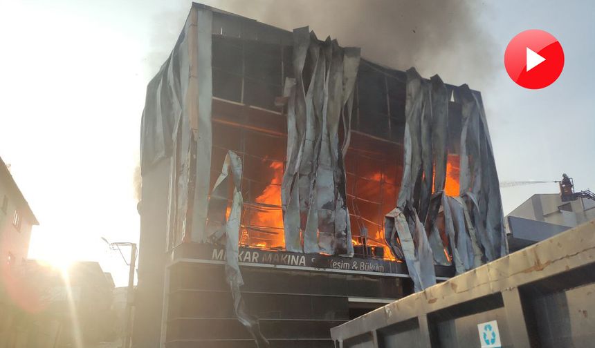 Kocaeli'de parfüm deposunda yangın: 6 ölü