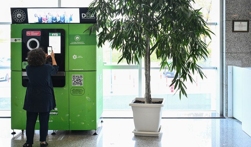 TBMM'den yeni sıfır atık adımı: Depozito iade makineleri hizmete alındı