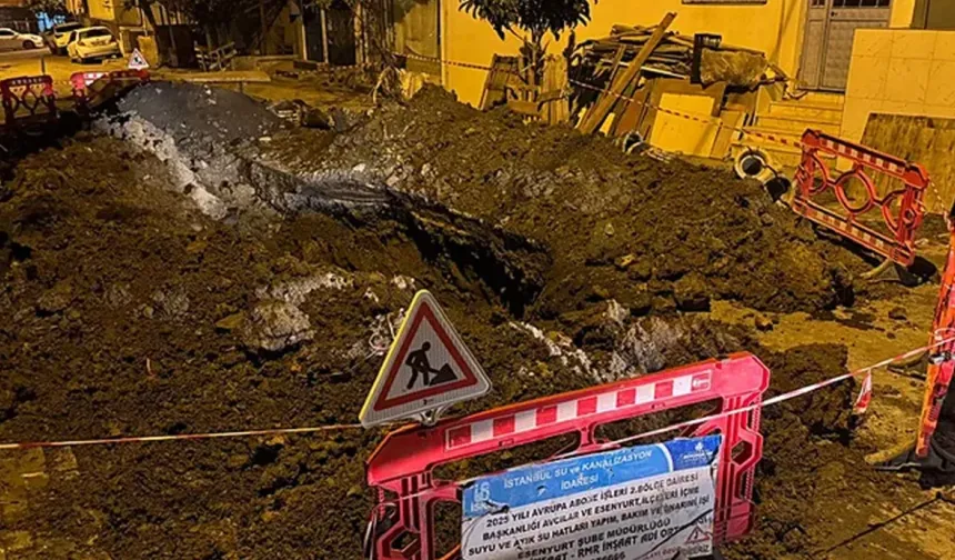 İSKİ çalışmasında göçük: 1 yaralı