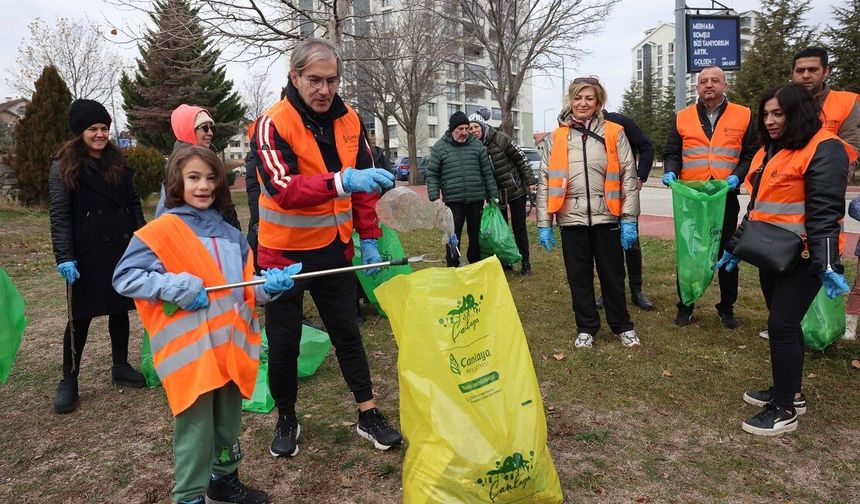 Çankaya’da çevre temizliği için ortak adım: Angora Evleri’nde geri dönüşüm kampanyası