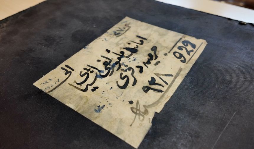 Ankara Adliyesi'nde 1926 yılına ait adli emanet defteri koruma altına alındı