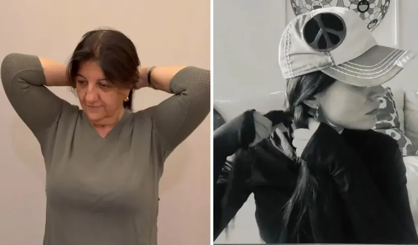 DEM Parti’nin saç örme akımına Belçim Bilgin de katıldı!