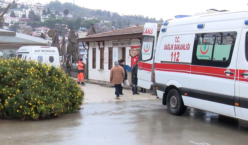 Bebek'te denizde ceset bulundu