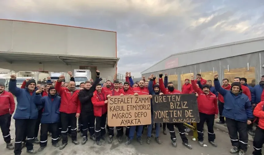 Migros işçileri, 20 gündür eylemde