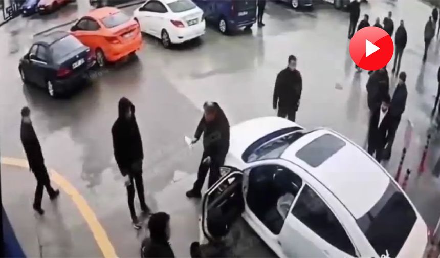 Ankara'da polis memurunun hayatını kaybettiği kavganın görüntüleri ortaya çıktı