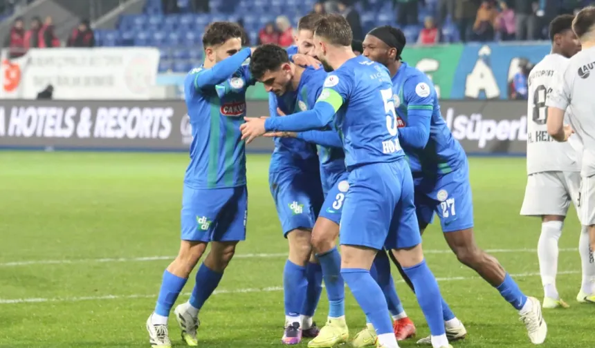 Çaykur Rizespor, Kocaelispor engelini iki golle geçti