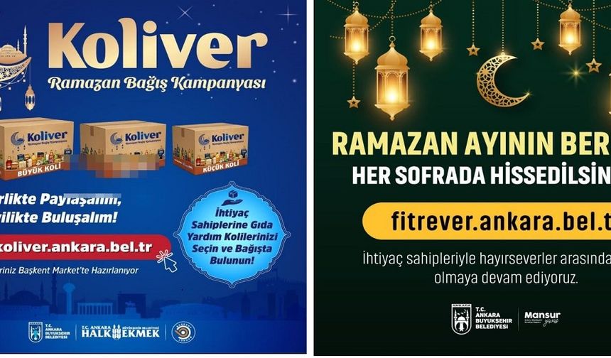 Mansur Yavaş duyurdu: Başkent’te Ramazan dayanışması başladı