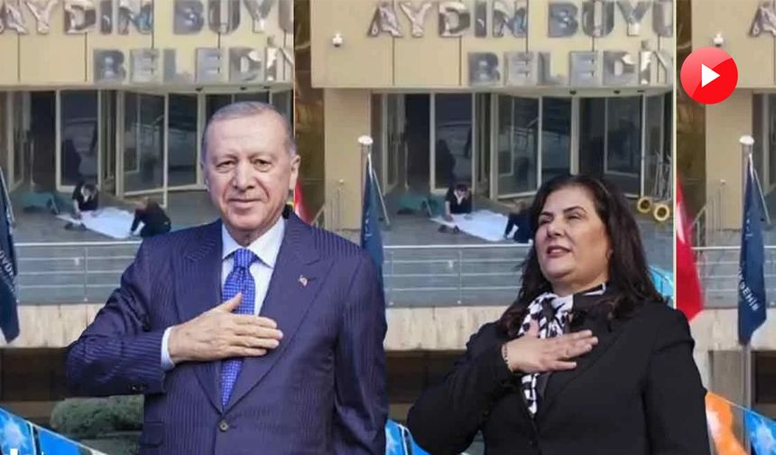 Özlem Çerçioğlu'nun 'Erdoğan’ hazırlığı: Halıyı böyle ütületti!