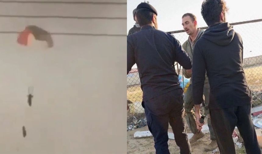 ABD savaş jeti düşürüldü: Pilot atlayarak kurtuldu!