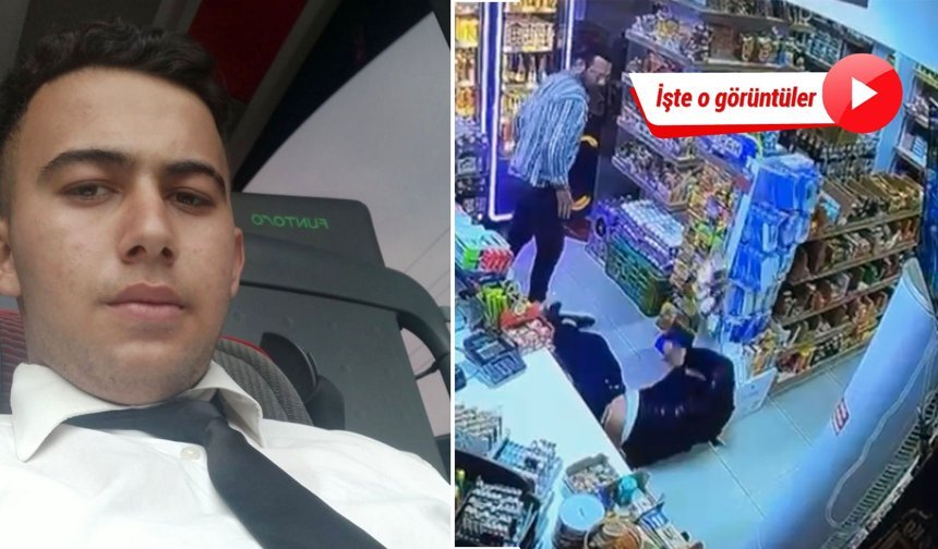 Alkollü iş yeri sahibinin tartıştığı müşteriyi öldürdüğü anlar kamerada