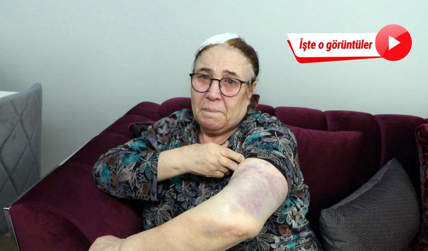 1 yıldır tehdit ettiği çifti sokak ortasında sopayla dövdü!