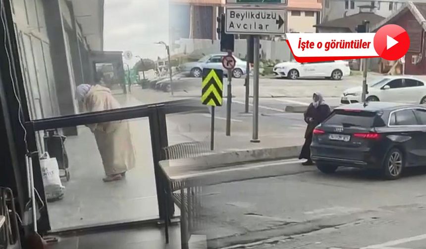 Önce üstünü değiştirdi sonra dilendi!