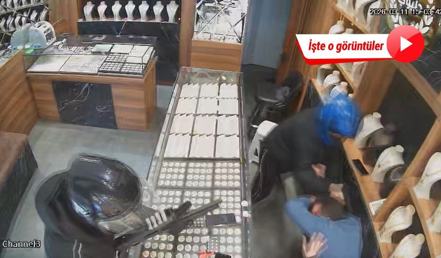 Sultangazi'de kuyumcuya soygun girişiminin yeni görüntüleri ortaya çıktı