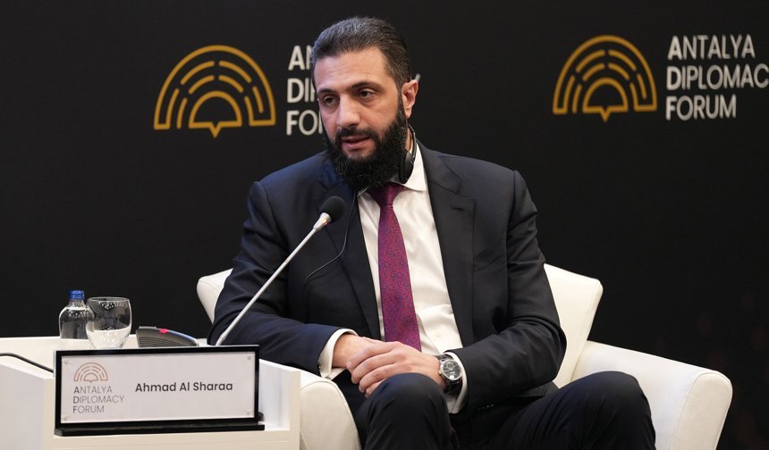 Ahmed Şara: Suriye'nin kuzeyi yabancı askerlerden arınmış durumda