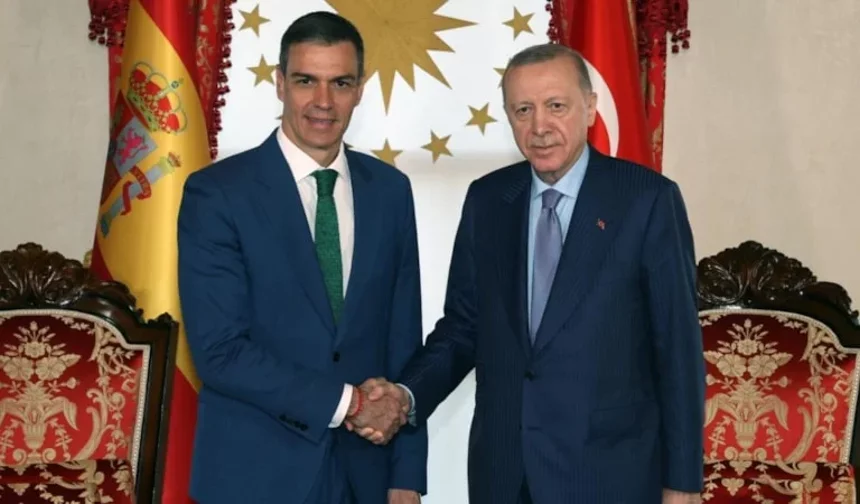Cumhurbaşkanı Erdoğan, İspanya Başbakanı Pedro Sanchez ile görüştü