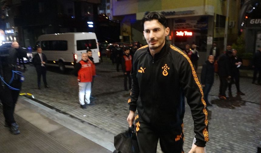 Galatasaray kafilesi Trabzon’a geldi
