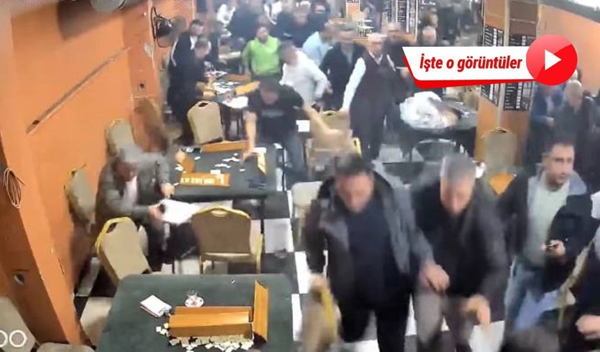 Araçtan çıkan yüksek ses, kahvehanenin camını titretti; müşteriler deprem sanıp kaçtı!