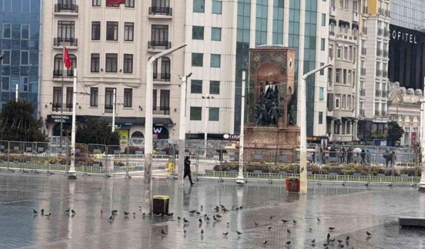 1 Mayıs’ta Taksim ve İstiklal Caddesi: Sessizlik, polis bariyerleri ve kapalı kepenkler