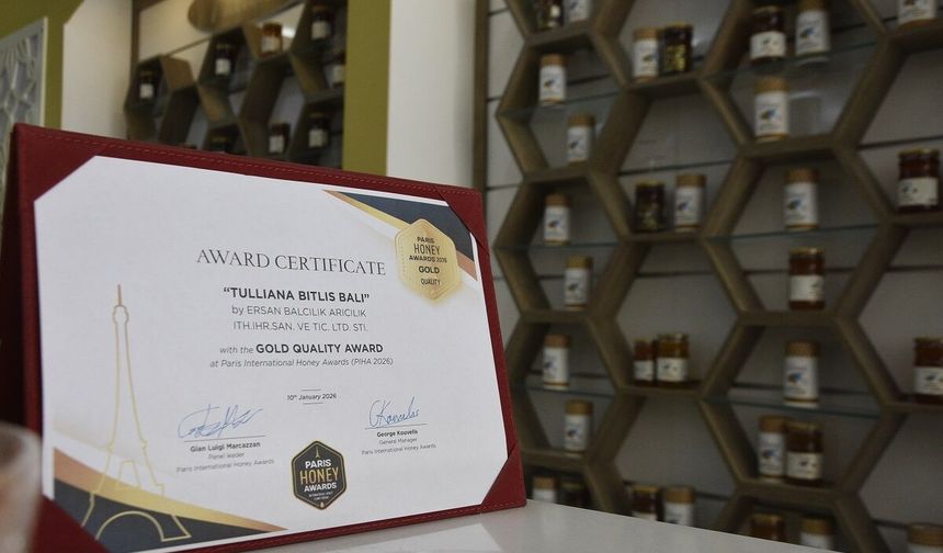 Bitlis balı, Paris'ten 4'üncü kez altınla döndü
