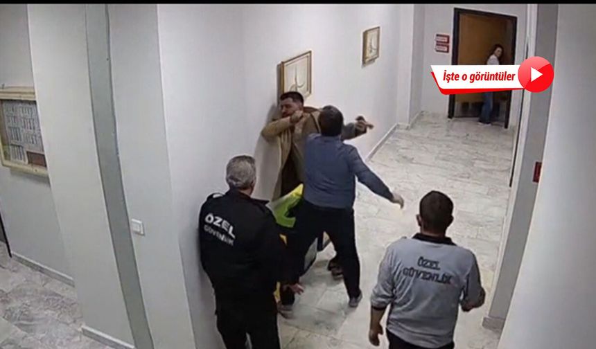 Hastane müdürü, çalışanı yumrukla bayılttı: İşte o görüntüler