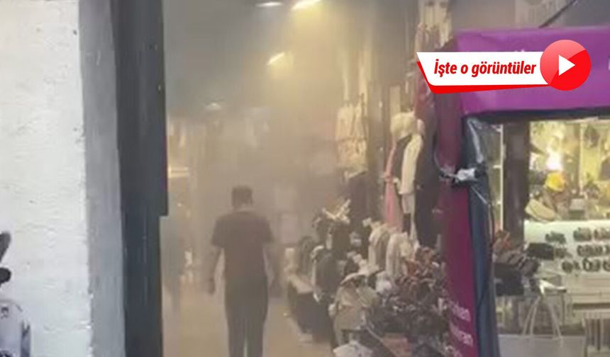 Kapalıçarşı'da yangın!