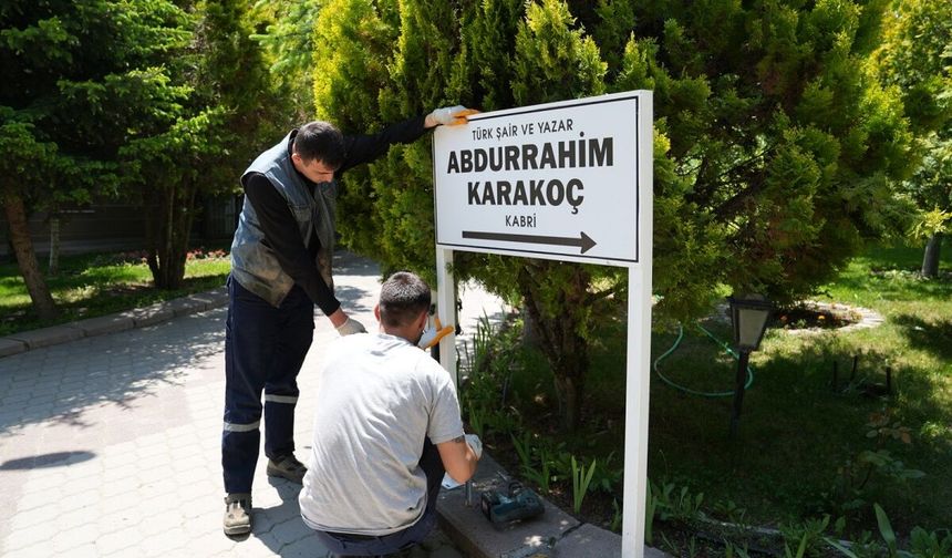 Keçiören Belediyesi’nden Abdurrahim Karakoç’a vefa