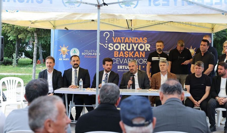 Pursaklar’da vatandaşlar sordu, Başkan Çetin yanıtladı