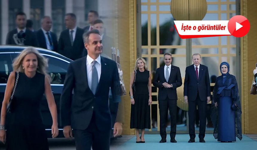 Yunanistan Başbakanı Miçotakis, 'Ceddin Deden' marşı ile karşılandı