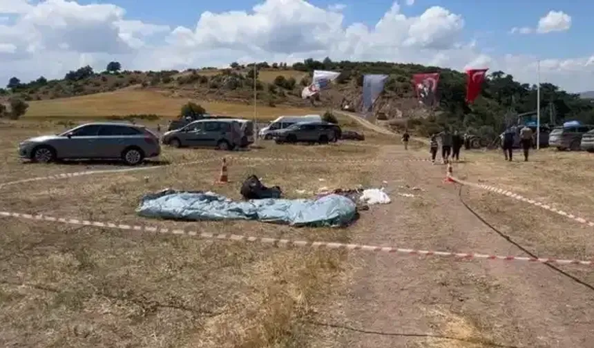 Çorum'da yamaç paraşütü kazası: Kayalıklara düşen pilot öldü