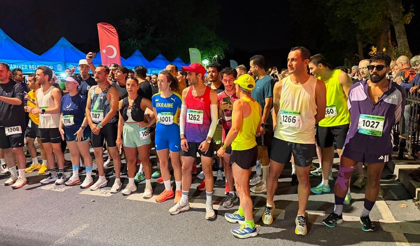 Türkiye’nin ilk gece maratonu İstanbul’da düzenlendi